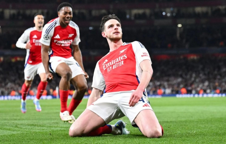 Declan Rice: Anh hùng của Arsenal, huyền thoại của Champions League