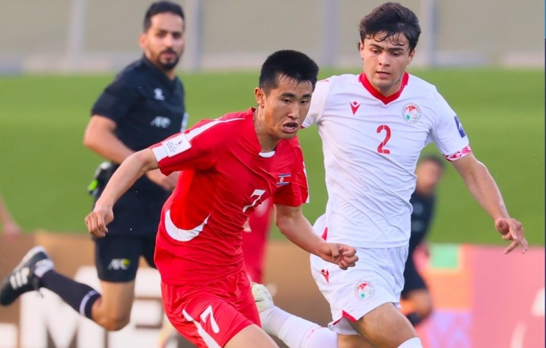 U17 Triều Tiên thắng đậm Tajikistan, tiến gần đến World Cup
