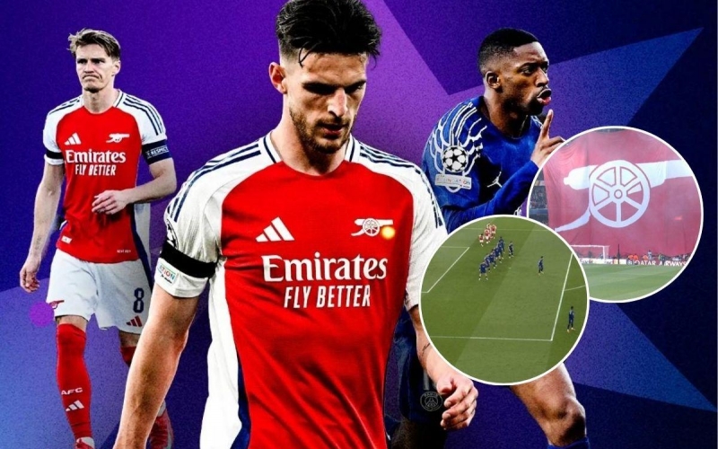 Thất bại cay đắng của Arsenal trước PSG: Từ màn chào sân thảm họa đến những sai lầm khó tin