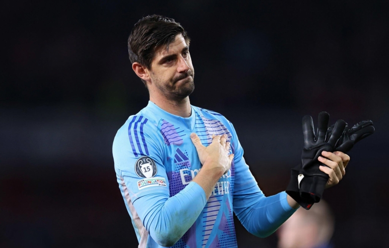 Thất vọng của Courtois và bài học đắt giá cho Real Madrid sau thất bại trước Arsenal