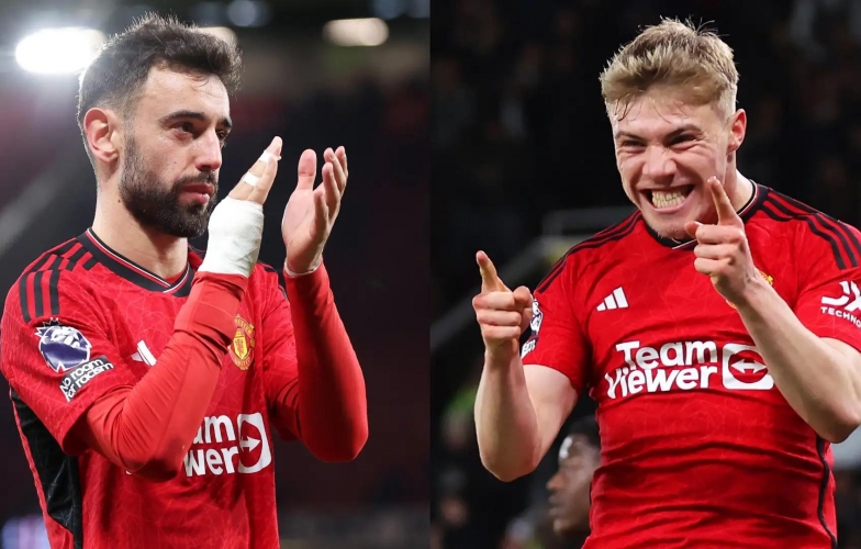 Bruno Fernandes lên tiếng bảo vệ Hojlund, nhấn mạnh trách nhiệm ghi bàn của toàn đội