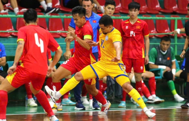 Tuyển Futsal Việt Nam xuất sắc đánh bại Kazakhstan với tổng tỷ số 6-3
