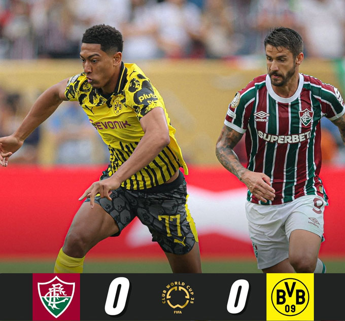 Kết quả bất ngờ tại FIFA Club World Cup 2025: Fluminense cầm hòa Dortmund, River Plate thắng đậm Urawa Red Diamonds