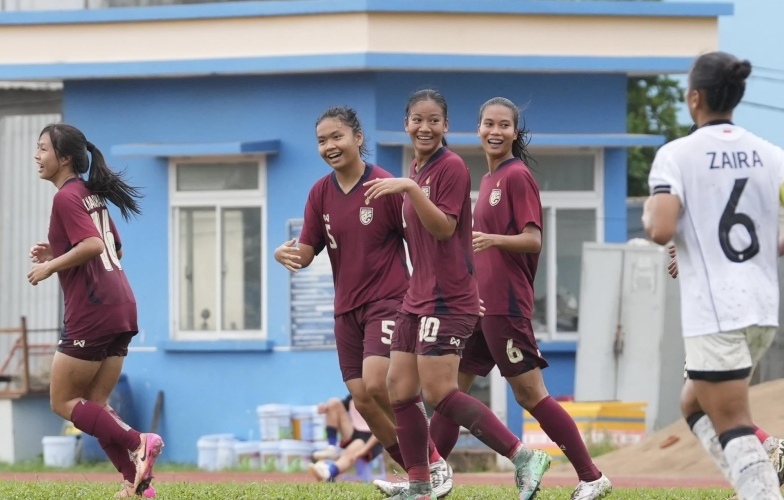 U19 Nữ Thái Lan Đại Thắng Indonesia 6-1 Tại Vòng Bảng SEA Games