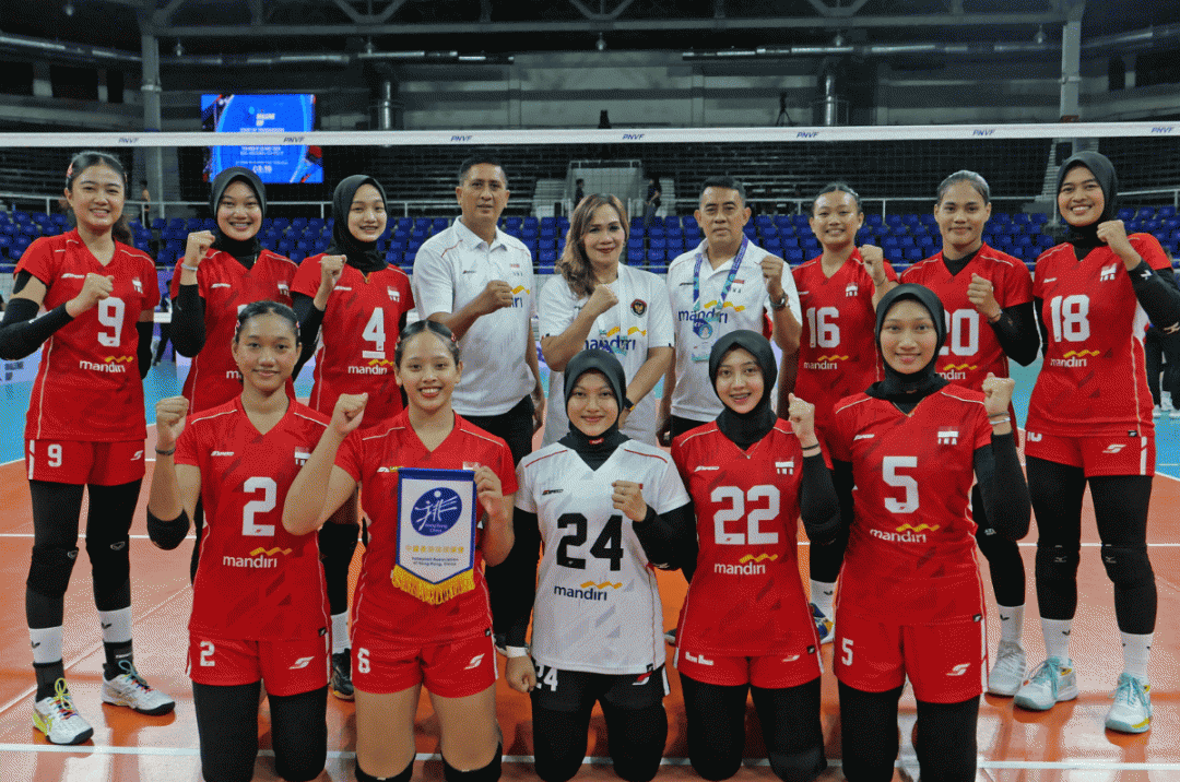 Trận cầu kịch tính giữa Bóng chuyền nữ Iran và Indonesia tại AVC Nations Cup 2025
