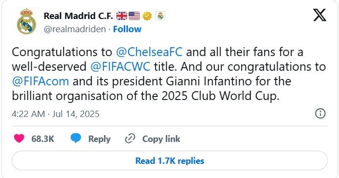 Chelsea đăng quang FIFA Club World Cup: Chiến thắng vang dội và lời chúc mừng lịch sử từ Didier Drogba
