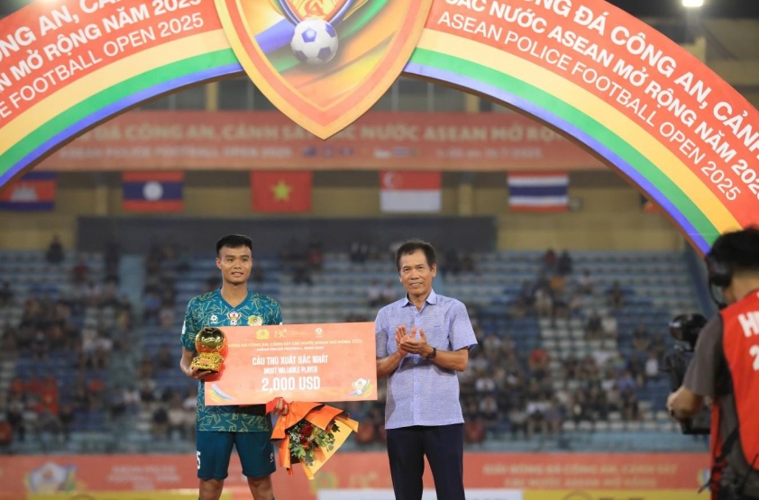 Giải bóng đá Công an, Cảnh sát ASEAN mở rộng 2025 kết thúc thành công rực rỡ