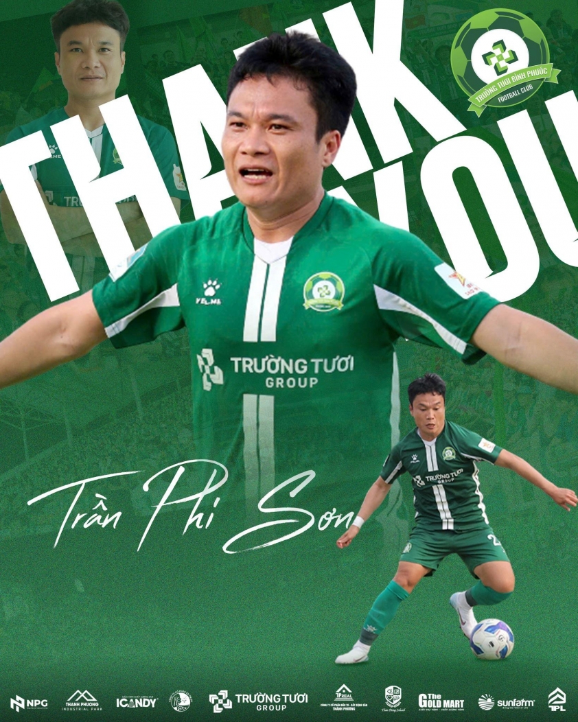 Trường Tươi Bình Phước thanh trừng lực lượng, hướng đến mùa giải bùng nổ 2025-2026