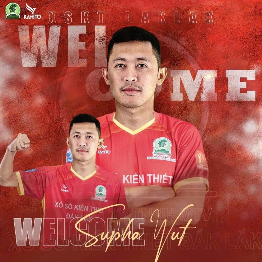 Huyền thoại Futsal Thái Lan Suphawut Thueanklang gia nhập CLB XSKT Đắk Lắk