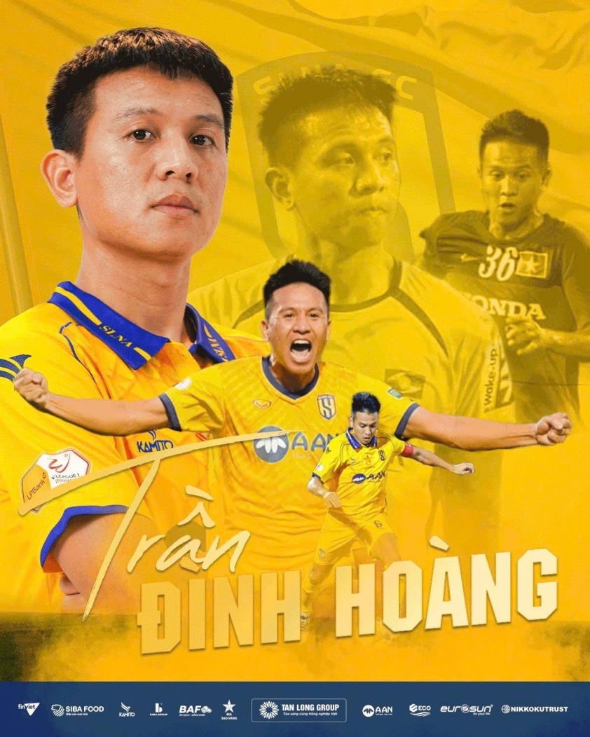 Hậu vệ Trần Đình Hoàng chính thức giã từ sự nghiệp quần đùi áo số