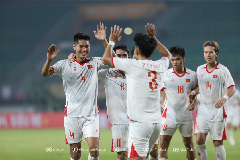 U23 Việt Nam thuận lợi tiến vào bán kết U23 Đông Nam Á 2025