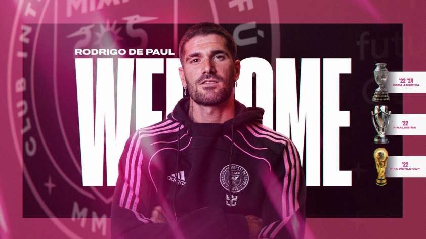Lá chắn thép Rodrigo De Paul gia nhập Inter Miami: Messi có thêm vệ sĩ đáng tin cậy