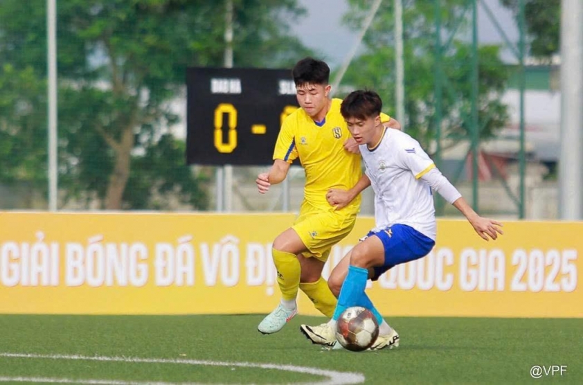 Vòng loại U21 Quốc gia 2025: SLNA dẫn đầu, CAHN nhận thất bại nặng nề