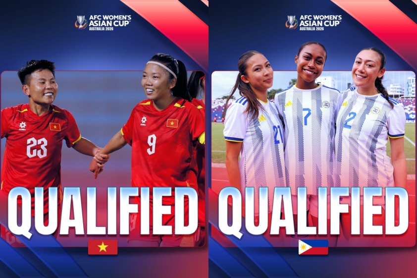 Việt Nam và Philippines - Những đại diện Đông Nam Á tỏa sáng tại Vòng loại Asian Cup nữ 2026