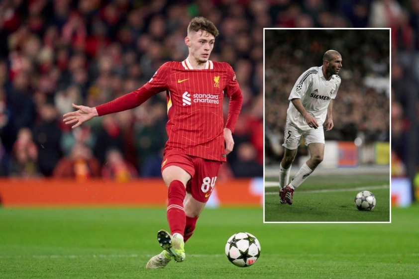 Conor Bradley: Ngôi sao trẻ Liverpool khiến Luis Diaz “đứng hình” và làm sống dậy huyền thoại Zidane