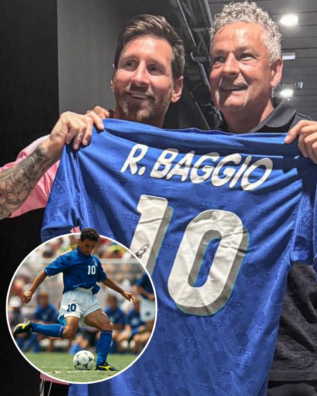 Huyền thoại Roberto Baggio: Niềm vui giản dị và cuộc sống vượt trên danh vọng