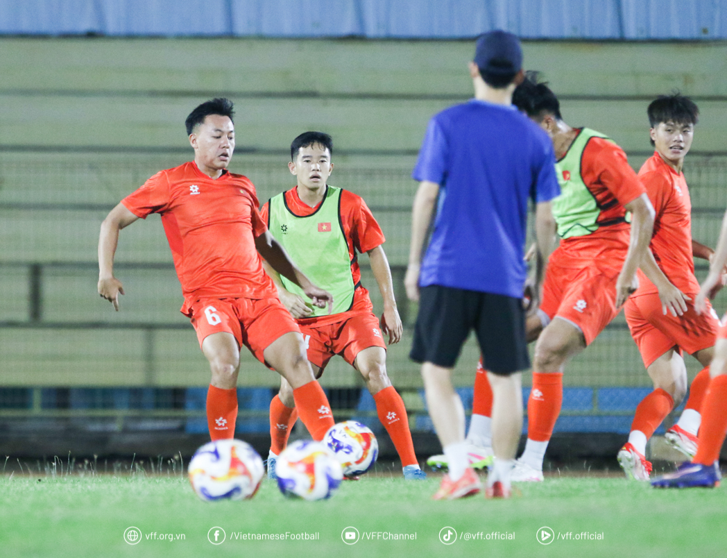 U23 Việt Nam tích cực chuẩn bị cho trận ra quân tại Giải vô địch U23 Đông Nam Á 2025