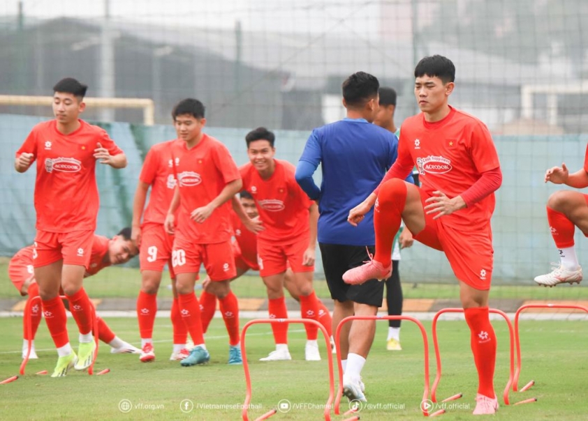 U23 Việt Nam tập kín, hướng đến bảo vệ ngôi vương tại SEA Games 2025