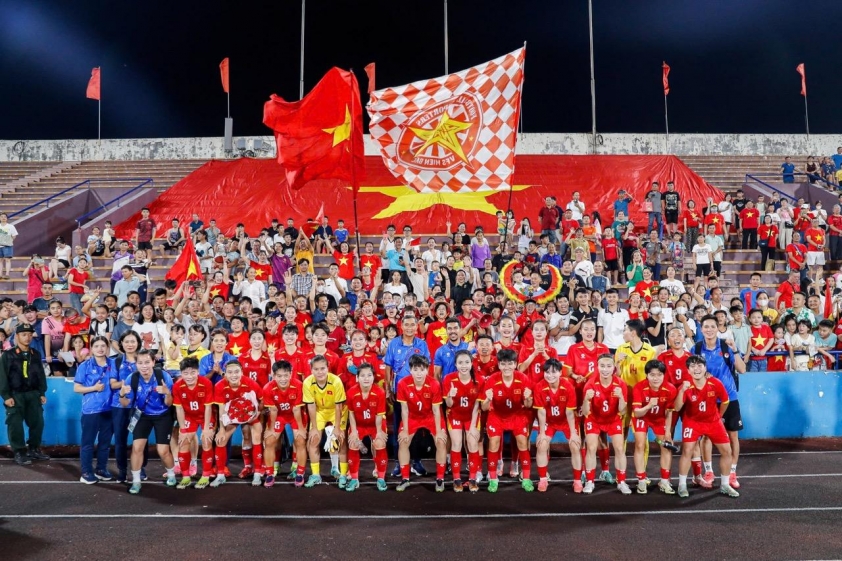 Tuyệt vời! Đội tuyển nữ Việt Nam xuất sắc giành vé dự Asian Cup 2026 và lời khen ngợi của AFC