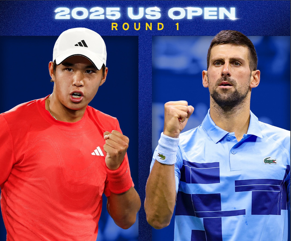 Djokovic phải đối đầu Learner Tien ở vòng 1 US Open 2025
