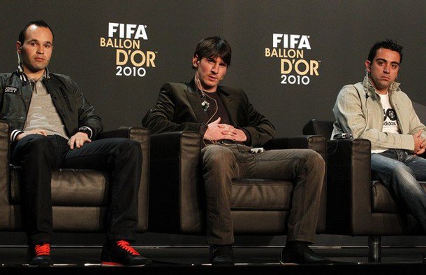 Hình ảnh Messi, Xavi, Iniesta