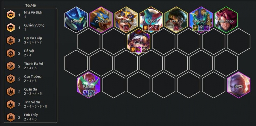 Đội hình Gwen Exodia siêu khỏe tại DTCL mùa 15