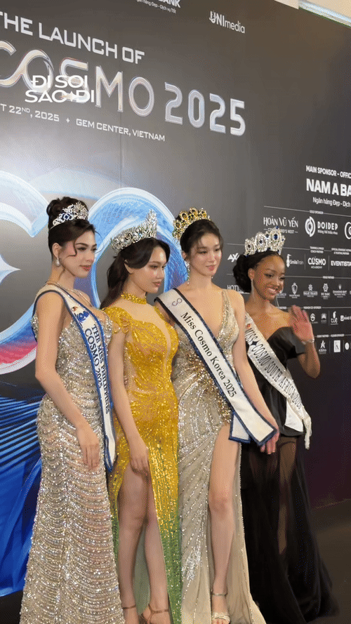 Các người đẹp quốc tế tham dự Miss Cosmo 2025