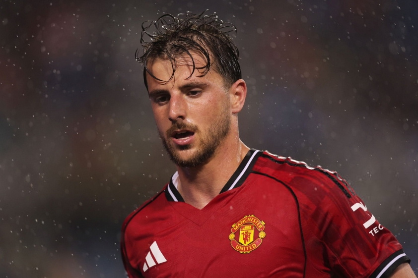 Mason Mount trong màu áo Manchester United