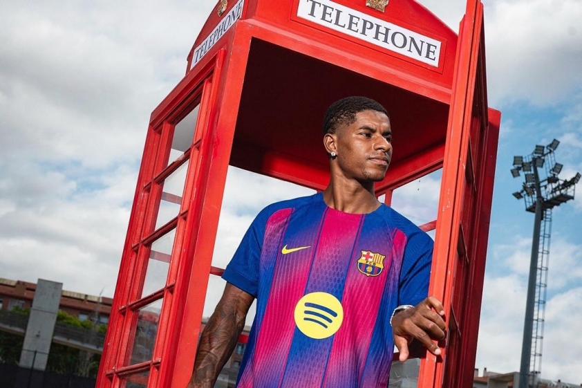 Rashford trong màu áo Barcelona