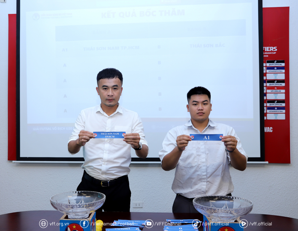 Lễ bốc thăm tại trụ sở VFF chiều 28/8