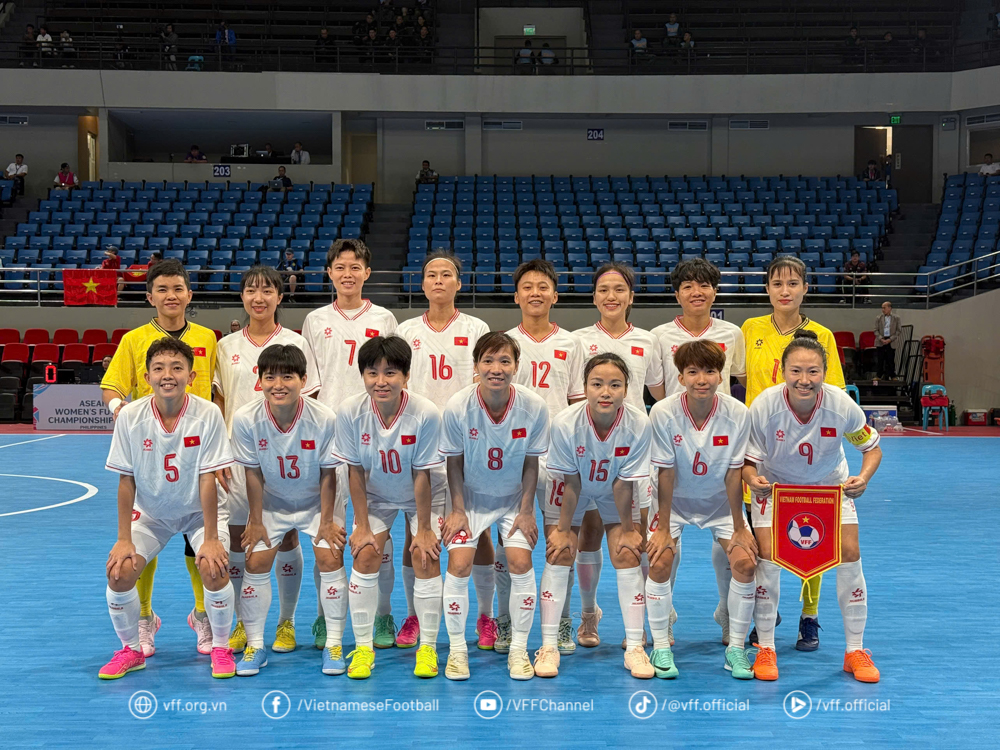 Tuyển futsal nữ Việt Nam duy trì vị trí FIFA