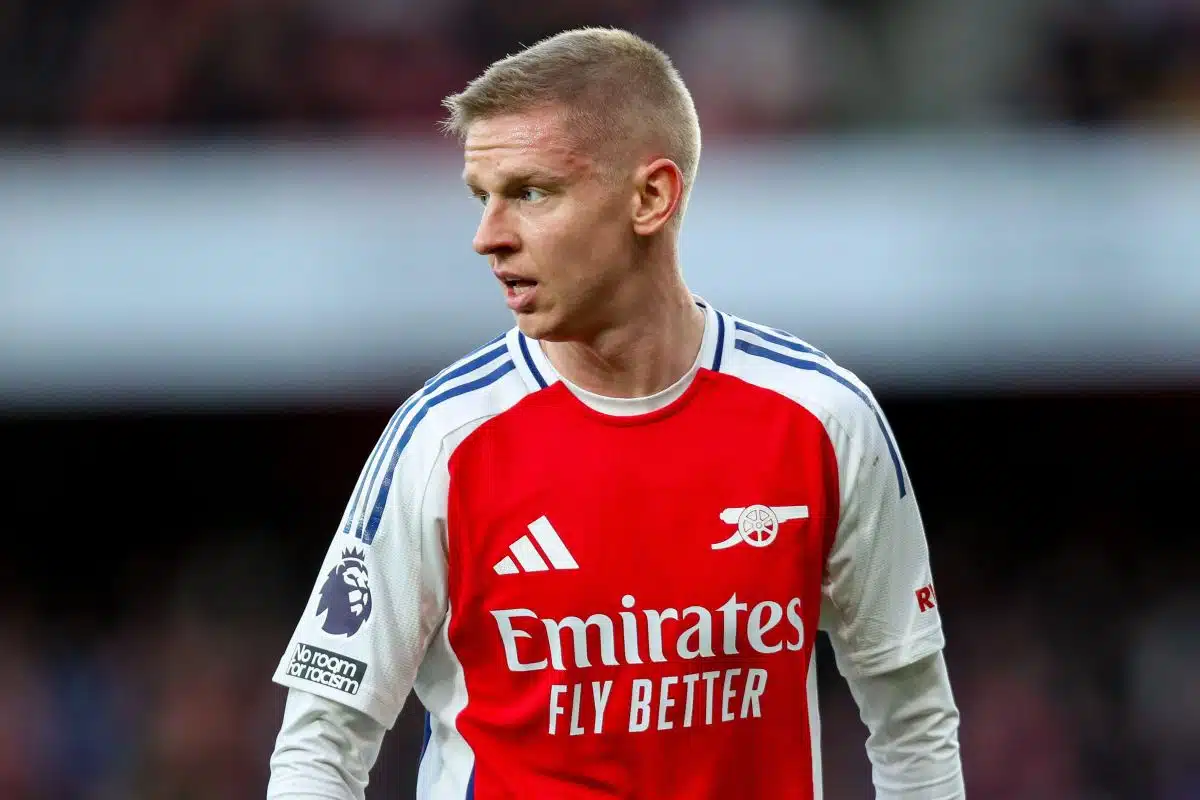 Zinchenko mất giá trên thị trường chuyển nhượng