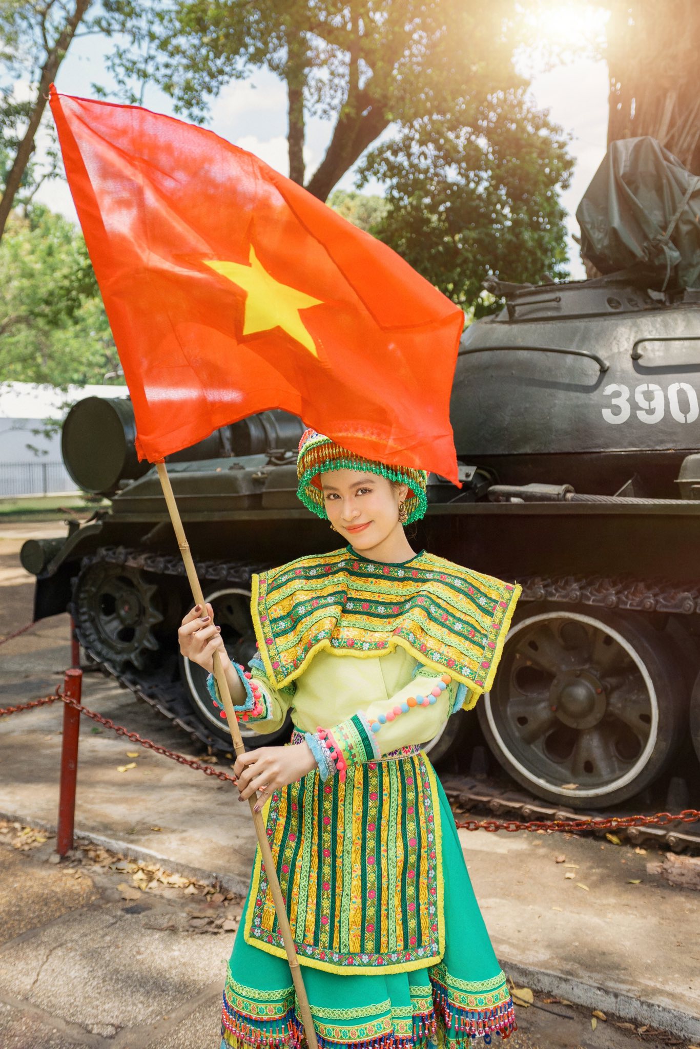 Cô Mị Hoàng Thuỳ Linh cũng mong được xuất hiện diễu hành trong sự kiện trọng đại của đất nước
