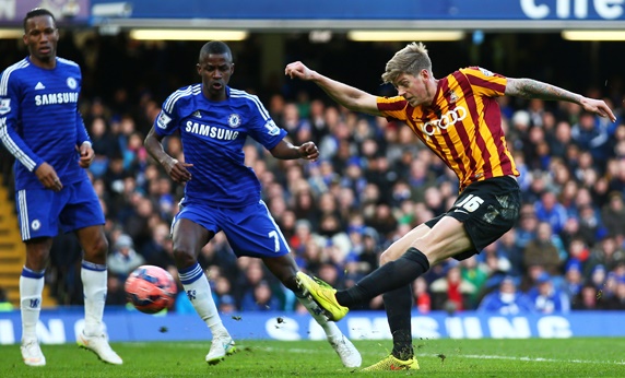 Chelsea cùng Bradford tạo nên cú sốc FA Cup