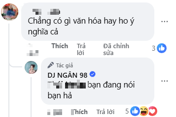 Fan động viên Ngân 98 chăm sóc sức khỏe