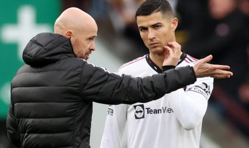 Erik ten Hag và Ronaldo