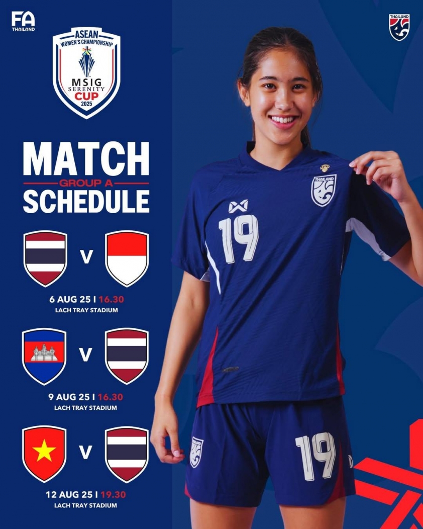 AFF Cup nữ 2025: Thái Lan dễ dàng vượt qua Indonesia ở trận ra quân?