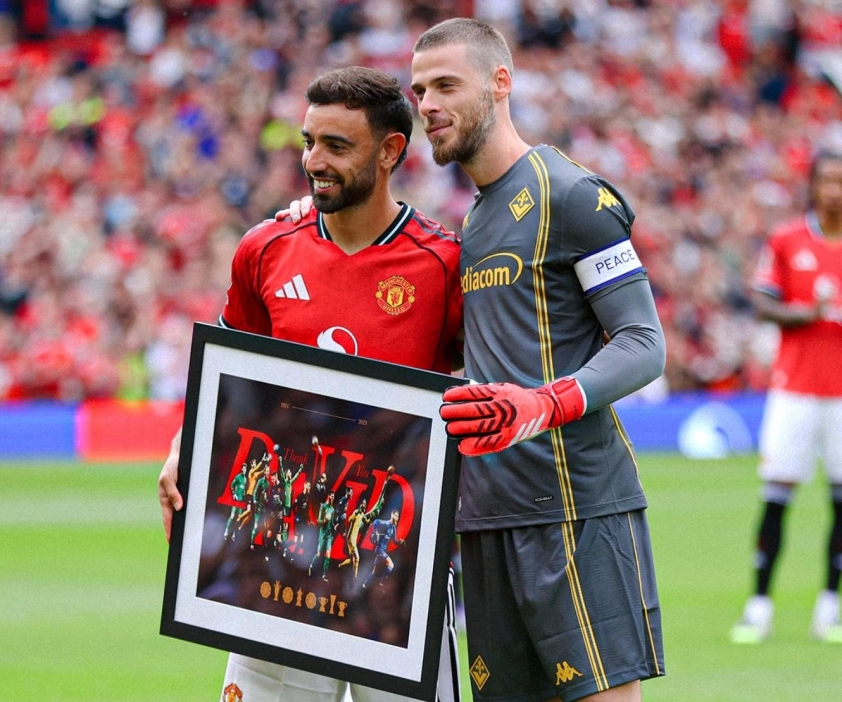 De Gea được tri ân ngày trở lại Old Trafford Trực tiếp MU 1-1 Fiorentina: Manchester United giành chiến thắng-681549