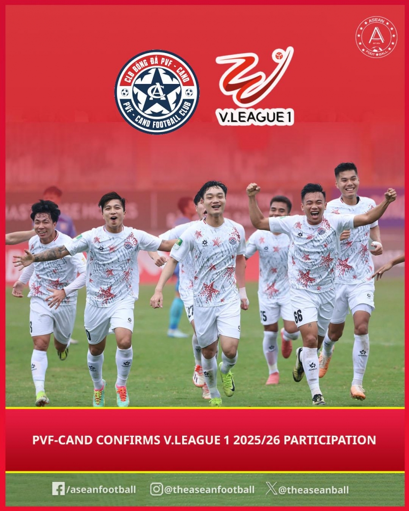 Câu lạc bộ Quảng Nam rút khỏi V-League 2025/2026: PVF CAND sẵn sàng thay thế?