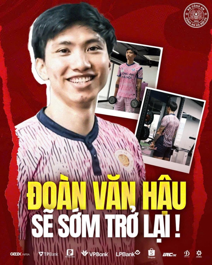 Đoàn Văn Hậu sắp trở lại sân cỏ sau chấn thương dài hạn