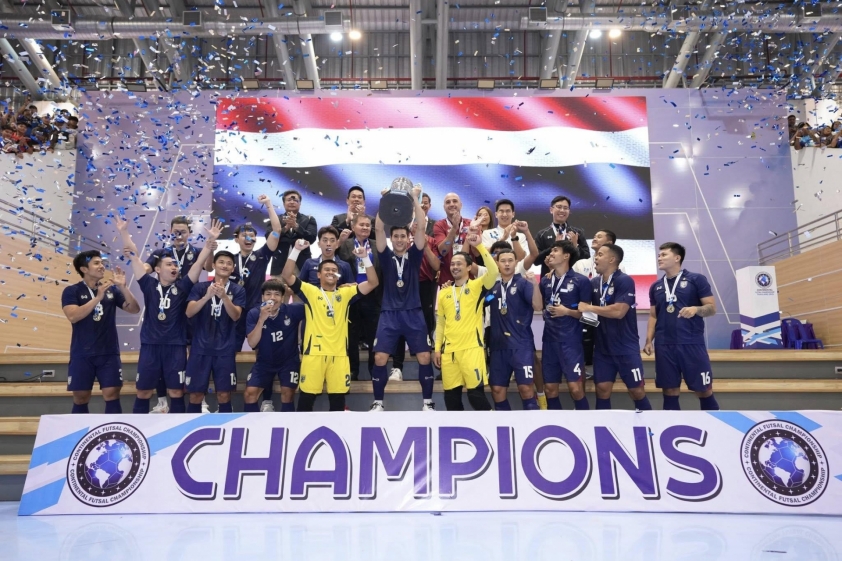 Thái Lan Vô Địch Futsal Châu Á 2025: Chiến Thắng Ngẹt Thở Trước Ả Rập Xê Út