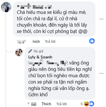 Lyly Sury phản hồi bình luận tiêu cực