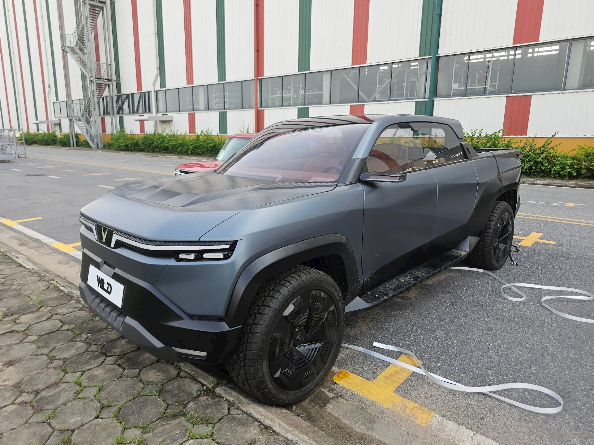 Mẫu xe bán tải điện VinFast VF Wild phiên bản ý tưởng tại CES 2024