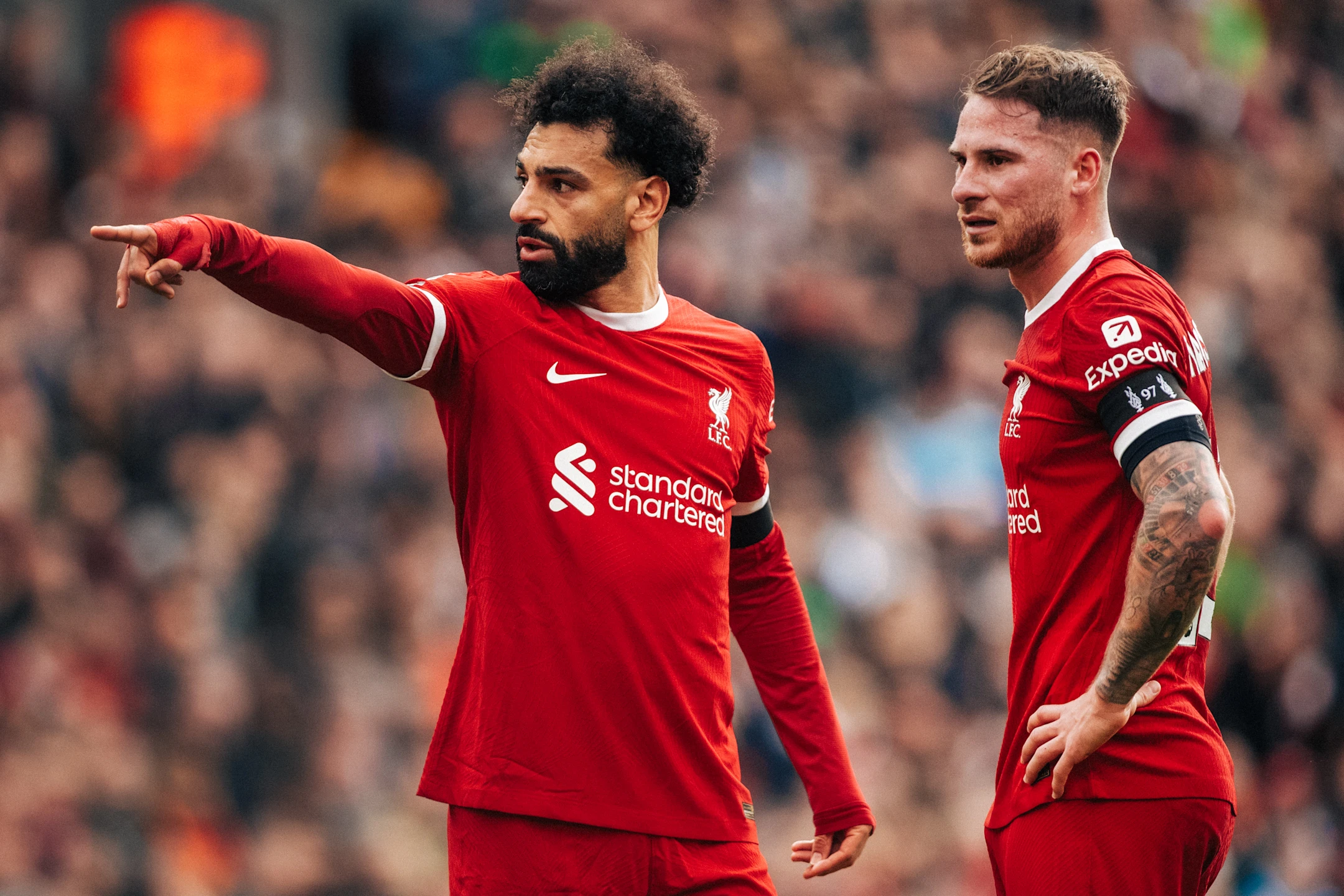 Alexis Mac Allister dành lời khen cho Mo Salah về tinh thần chuyên nghiệp