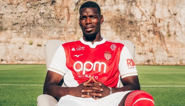 Pogba chưa thể ra sân cho Monaco.