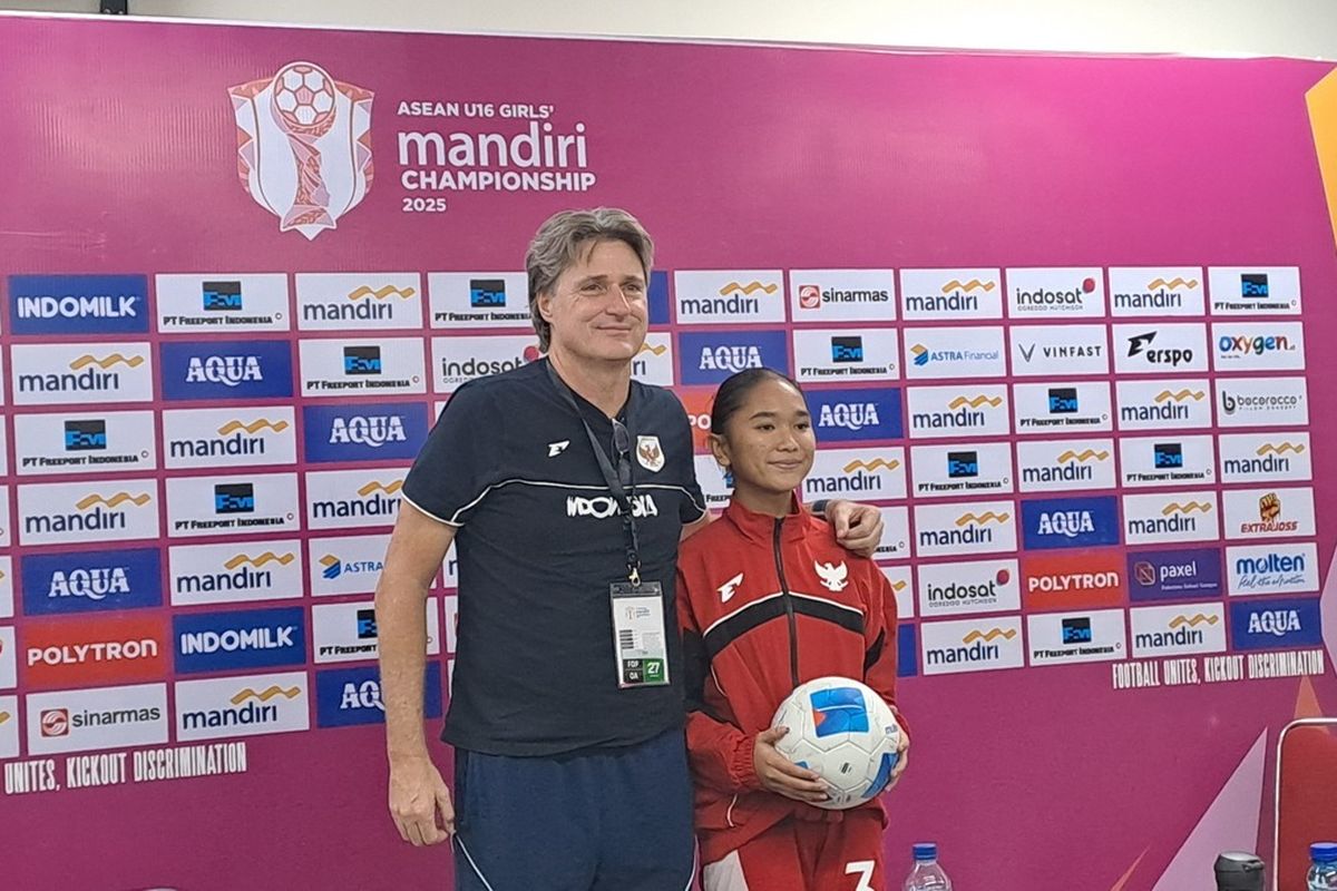 Tuyển U16 nữ Indonesia chuẩn bị cho trận tranh hạng Ba với U16 nữ Việt Nam