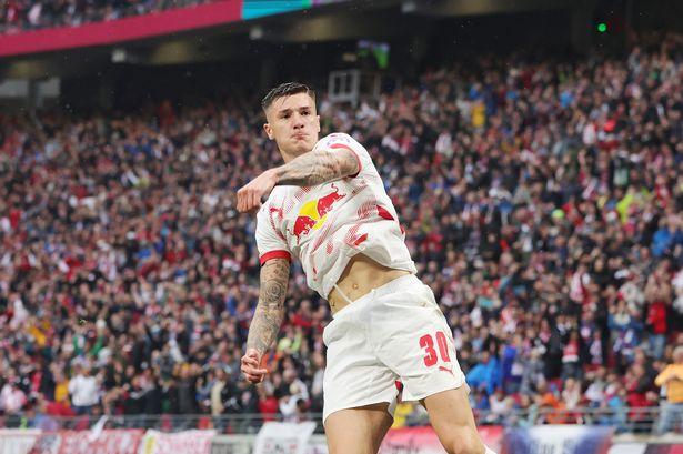 Benjamin Sesko trong màu áo Manchester United