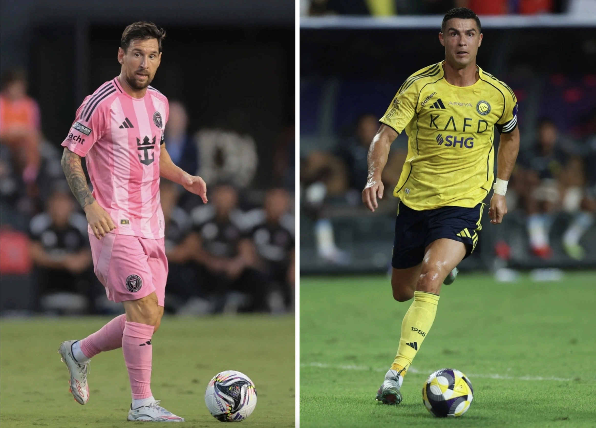 Messi (trái) và Ronaldo từng tạo nên thời kỳ vàng son của La Liga