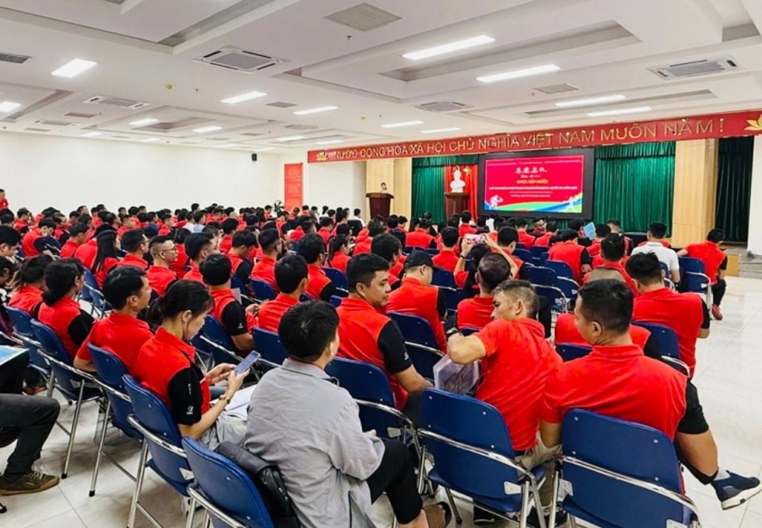 Hình ảnh các học viên trong lớp học