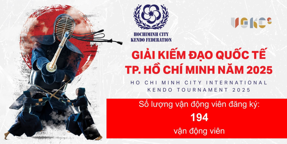 Các vận động viên kendo chuẩn bị thi đấu